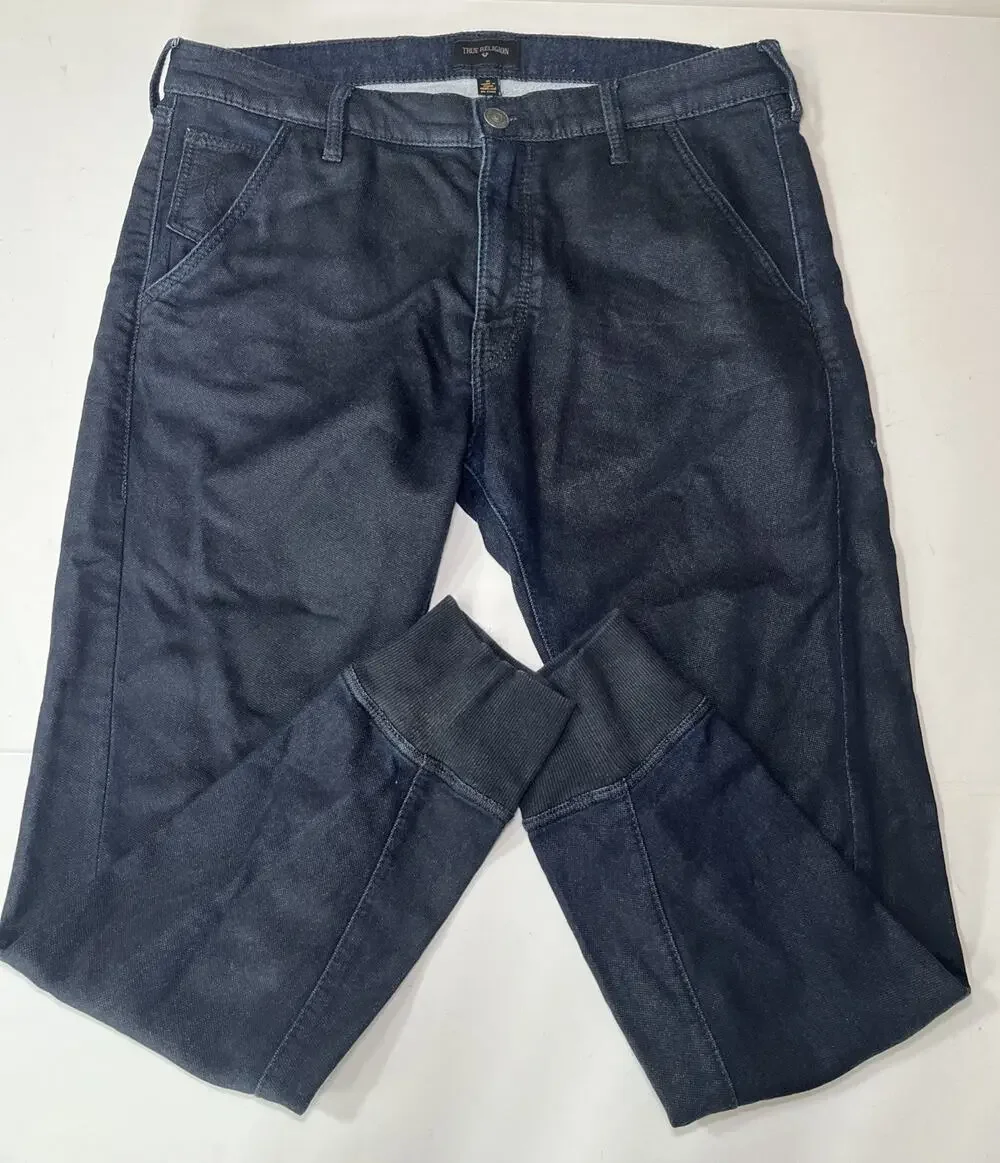 True Religion Men’s Denim Joggers 36x31